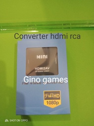 CONVERTER HDMI TO AV RCA / HDMI TO AV RCA KONVERTER KONEKTOR ADAPTER MINI