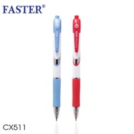 ปากกาหมึกเจล Faster​ CX-KNOX รุ่น​ CX511​ ขนาด​ 0.5​ มม. จำนวน 1 แท่ง