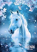 Agenda scolaire Cheval 2025-2026: Organisateur et Planificateur Journalier - 2 Jours Par Page - Form