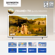 New 2025 ! SKYWORTH Frame+ TV 65 รุ่น 65LN8600G QLED+ 4K  Matte Screen ระบบ Google  | Wi-Fi | Netfli
