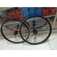 Bicycle wheelset front and rear bicycle wheels size 20 inches / 406