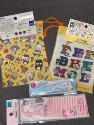 Sanrio梳&收納袋✨