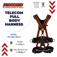 5 Adjustable Point Telecom Set Full Body Harness PFP-FBH-138-TC Fall Protection SIRIM DOSH Proguard