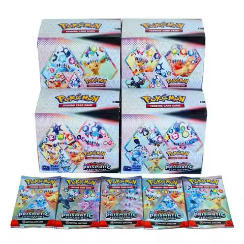 360pcs Pokemon Card Scarlet & Violet Prismatic Evolutions Pokemon Cards Box English Booster Battle 1