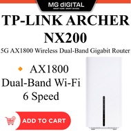 [READY STOCK] TP-LINK 5G CPE Router Archer NX200 AX1800 5G Wireless Dual Band Gigabit Router