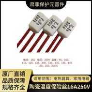 Ceramic Circular Thermal Fuse16A250V95~200℃Over-temperature Protection Electric Heating Appliances H