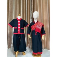 Isan Native Costume For Girls Ethnic Group Uniform Thai And Asean Contest Asian Set
