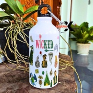 Tumbler Wicked Elphaba, Glinda, Emerald City movie Ariana Grande Cynthia Erivo merchandise drinking 