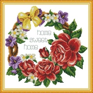 Joy Sunday Sweet Home (Ring)  Cross Stitch Kits DMC Threads Chinese Cross-Stitch Kits Embroidery Set