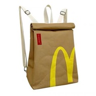 麥當勞紙袋造型背包 後背包 雙肩包 書包 生日禮物 聖誕交換禮物（現貨 限時優惠）