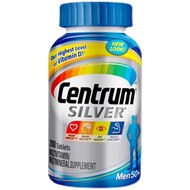 American Centrum Centrum mens silver tablet 50+ years old complex vitamin mineral 275/200 tablets