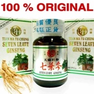 Seven leave Ginseng Original Botol Embos Kaca Obat Asam UratRheumatikPegal linuKesemutan dll
