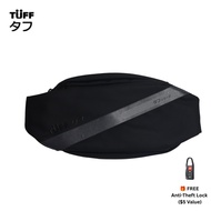 TUFF M-CHISAI 837295 Slant Men Anti-theft Lock Sling Bag Fashion Chest Pack Waterproof USB Crossbody