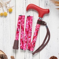 長輩生日禮物 / 母親節禮盒/登山 /繽紛生活折疊手杖premium-心意