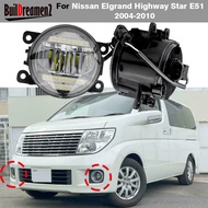 2 X Car Front Bumper LED Fog Light Accessories Daylight DRL 30W H11 For Nissan Elgrand Highway Star 