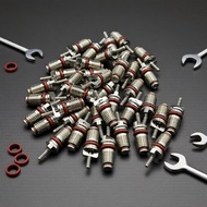 R134a Car A/C Valve Core Set 20pcs, Refrigerant Accessory for Car Aircon
