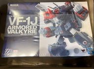 全新未開 Bandai DX超合金 超時空要塞 Macross 1/48 VF-1J GBP-1S Armored Valkyrie 重甲 / 重裝甲 韋基利  Hikaru Ichijo (一条輝機