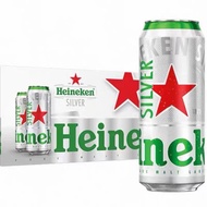 [家有啤酒] 喜力•星银 Heineken 500ml*6罐 啤酒 4度 铝罐 全麦酿造啤酒  9.5°P 正品 包邮 - Ready Stock & Free Shipping