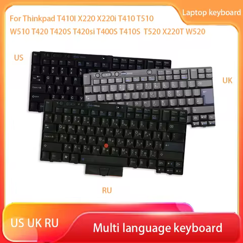 for Lenovo T400S T410S T410 T410i T420 T420S X220 X220T T510 W510 W500 T520 W520 Laptop keyboard 45N