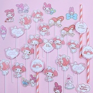 [Ready Stock]Melody Theme cake topper decoration 美乐蒂 主题蛋糕装饰摆件