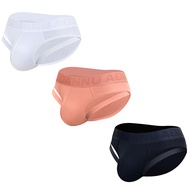CMENIN ADANNU 3Pcs ยอดนิยมผ้าฝ้าย Jockstrap ชุดชั้นในชายสั้นสบายกางเกงในชายเซ็กซี่กางเกงในชายกางเกงผ