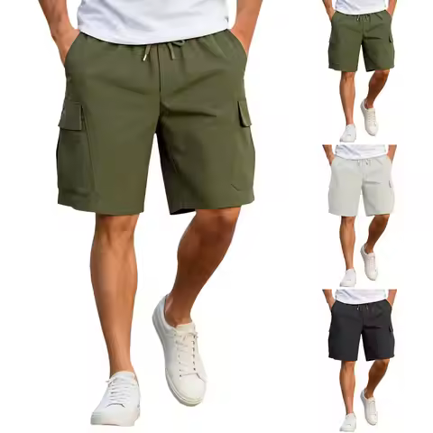 Gift Sock Men's 3D Pocket Sports Shorts Cargo Shorts Outdoor Casual Sports Pt Shorts