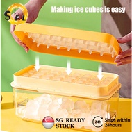 【SG STOCK】Silicone Ice Maker/Ice Cube Mold /Ice Storage Box with Lid/Ice Mold Box