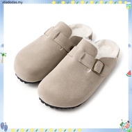 UTUNE Cotton Winter Slippers - Non-Slip Flat Design