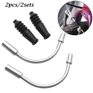YY 2Pcs/2Sets V Brake Noodles Cable Guide Bend Tube Pipe Sleeves Protector Hose Brake Noodle Bicycle