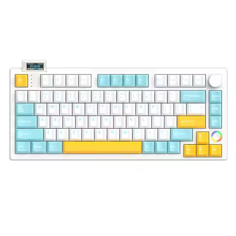 Hello Ganss XS 75T mechanical keyboard the third mock examination wireless electronic sports game ke