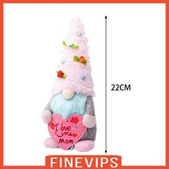 [Finevips] Gnome Gift Decoration Faceless Dwarf Doll Mom Gift for Bedroom