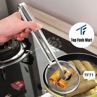 TF Oil-Frying Oil Filter Clip Kitchen Food Stainless Steel Mesh Spoon L71