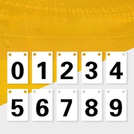 0-9 Score Keeper Scoreboard for Sports Waterproof Scoring Board Flip Number Cards Score Flipper for 