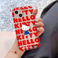 Photo frame airbag clear case for iphone 14promax 11 13 12 7Plus 6 6s XR X XS Max Cartoon Hello Kitty cover