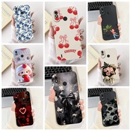 Tecno BA2 RB8S Case Tecno Pop 2 Plus Cover Luxury Fashion Flowers Kawaii Girl Cute Cat Shockproof Sh