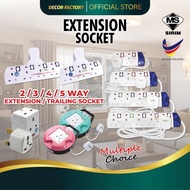[SIRIM] 2M Trailing Extension Trailing Socket Extension Plug / Extension Socket Extension Wire Multi