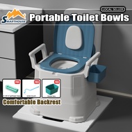 🚚🚚Portable Toilet Bowl Elderly Pregnant Women Adult Seat Toilet Indoor Commode Mangkuk Tandas Duduk CangkungJamban Chair