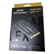 Lexar Professional 2TB NM800 PRO PCIe Gen4x4 M.2 2280 SSD (R:7500MB/s), LNM800P001T