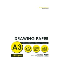 A3 DRAWING PAPER 165gsm 20sheets