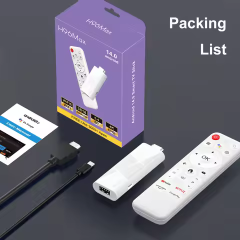 2025 New H96 MAX RK3518 Mini TV Stick Android 14 Smart TV Box Android14 2GB 16GB 8GB Wifi6 BT 4K HD 