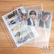 [EA's Corner] [A5] 6-Ring Binder Matte Opaque Frosted Refill Sleeves (4P | 2P | 1P; 10pcs per pack)