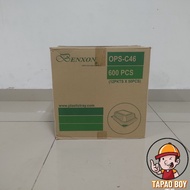 【1 Carton】Benxon OPS-C46 Plastic Tray with Lock / Bakery Disposable Plastic Clear Food Box - Bekas M
