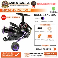 Golden Fish Black Kingkong Power Handle Fishing Reel 1000-6000 9+1BB Max Drag 16 kg Iron Spool