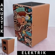 Cajon Acoustic Electric cajon kahon motif kahon Sitting premium drum box