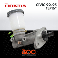 แม่ปั๊มเบรค BOC HONDA CIVIC 92-95 ขนาดลูกสูบ 13/16" OEM 46100-SR3-013 แม่ปั๊มเบรค บีโอซี ฮอนด้า ซีวิ