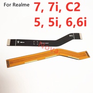 Mainboard Connector LCD Motherboard Flex For Realme 7i C2 7 5 5i 6 6i Cellphone Main Board Part