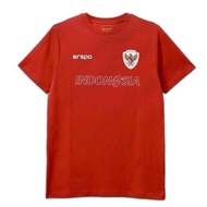 Erspo Official Timnas Indonesia T-Shirt Garuda Nusantara Red 2024 Original Authentic 100% Asli Baru 