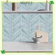 SIMPLESHOP Peel and Stick Backsplash, Waterproof 11.4" x 9" Wallpaper, Durable  Home Decor Self-adhe