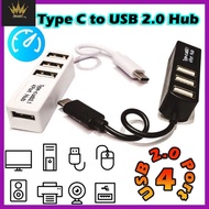 USB Type-C to 4 Port USB Hub TYPE-C CONVERTER SWITCH TO 4-PORT USB HUB TYPE-A x4