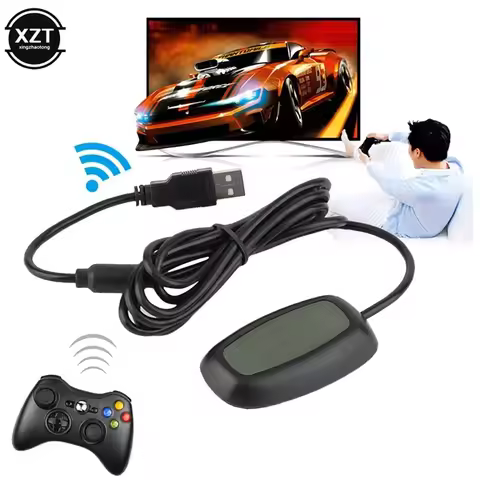 Wireless PC Adapter For Xbox 360 Game Controller Gamepad USB Receiver for Win7/8/10 Microsoft For Xb